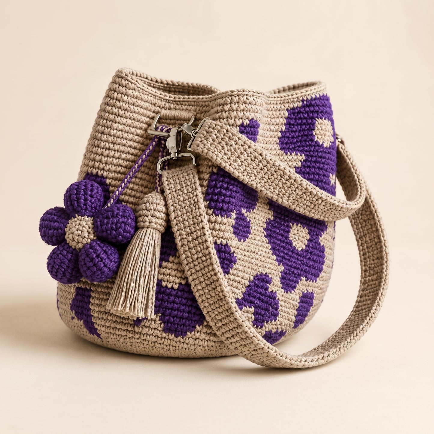 Crochet Flower Bags