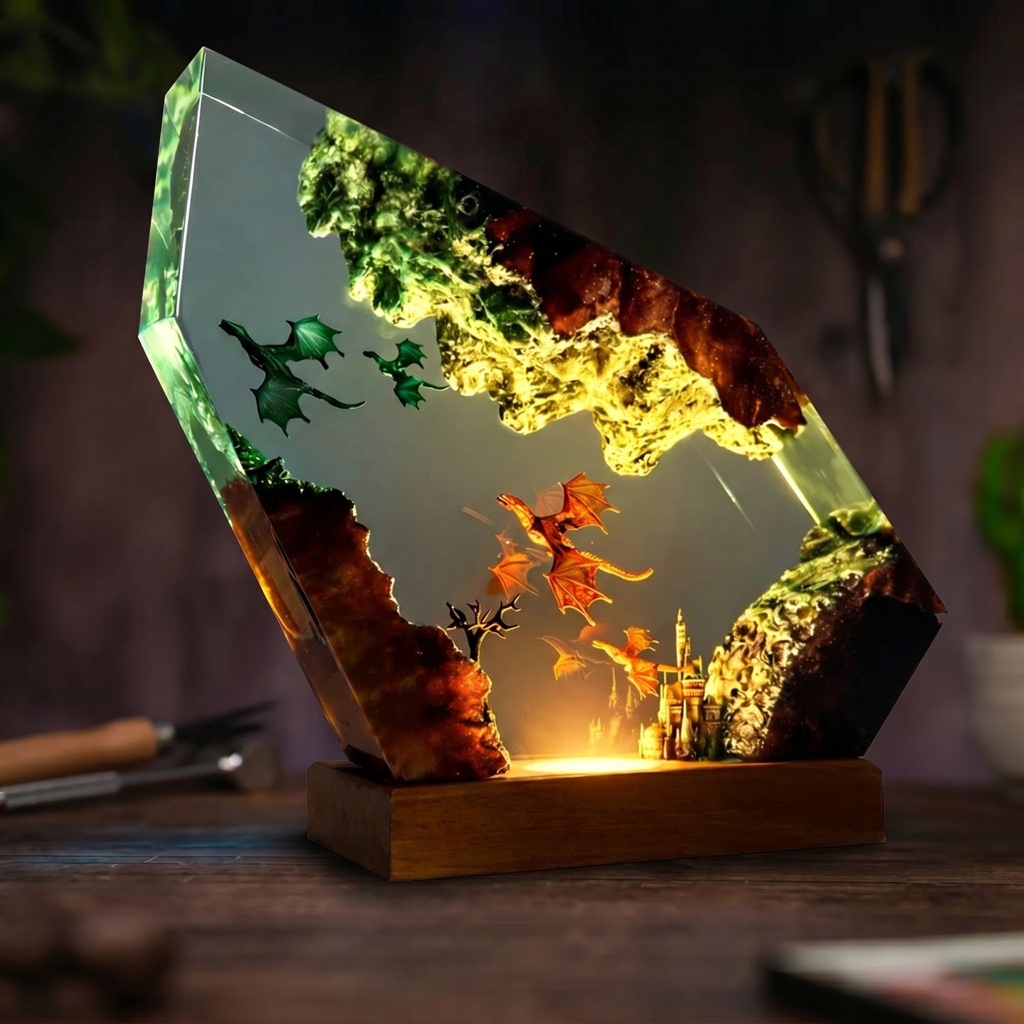 Dragon Lamps